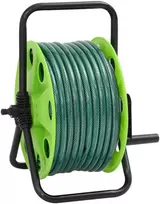 Žarnos ritė su tvirtinimo detalėmis, žalia, 0,5", 20m, PVC