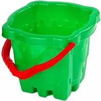 Smėlio kibirėlis "Pilis", žalias