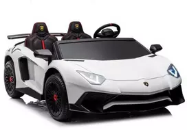 Elektromobilis Lamborghini XXL A8803 24V, baltas
