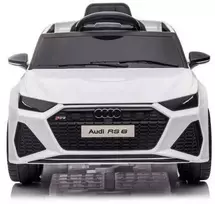 Elektromobilis vaikams Audi RS6, baltas