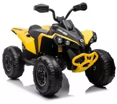 Elektrinis keturratis vaikams Quad CAN-AM Renegate, geltonas