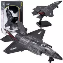 Metalinis naikintuvo modelis F-25, juodas