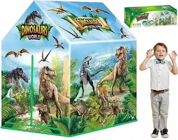 Vaikiška palapinė-namelis "Dinozaurai"