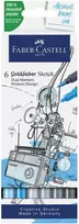 Žymeklių rinkinys Faber-Castell Goldfaber Sketch - Product Design Dvigubas 6 Dalys
