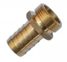 Jungtuvas žarnai 38mm / 1 1/2" išor.sr. Bradas, žalvaris
