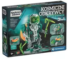 Mechanikos laboratorijos konstrukcijų rinkinys - Kosmoso tyrinėtojai - Kurkite robotus 3in1 - Clementoni 50873
