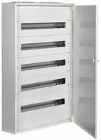 Hager Polo FW524WT Modulinė paskirstymo plokštė 5x24 paviršinio montavimo IP30 FW524WT