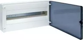 Hager Polo Hager Modulio perjungiklis Golf 1 x 22 paviršiaus IP40 skaidrios durys (VS122TD)
