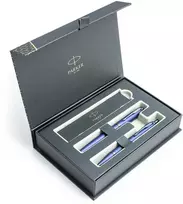 Parker IM Monochrome Mėlyna Plunksnakočio + Tušinuko rinkinys 2172966 + 2172963 dovanų dėžutėje
