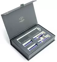 Parker Ingenuity Mėlyna GT Plunksnakočio + Rašiklio rinkinys 2182009 + 2182011 dovanų dėžutėje
