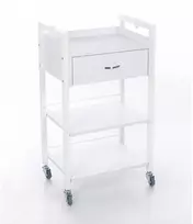 Restpro Kosmetologinis vežimėlis (2 lentynos + 1 stalčius)s