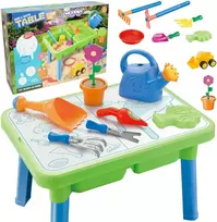 WOOPIE 49751 Vandens stalas 2in1 Smėlio dėžė 13 Akc.