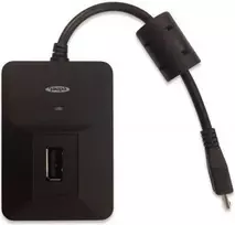 HUB USB Ednet su atminties kortelių skaitytuvu, microUSB 2.0 su funkcija OTG (31516)