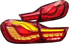 MTuning Dinaminis LED raudonas galinių žibintų rinkinys BMW 4 F32 F82 4 F33 F83 2013 m.