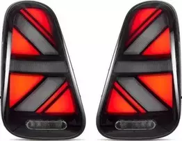 MTuning Clear LED galinių žibintų rinkinys MINI R50 R53 R52 2001-2006 m.
