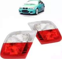 MTuning Dešiniojo salono galinis žibintas Raudonas Skaidrus BMW 3 (E46) Coupe Cabrio prieš facelift 1999-2003