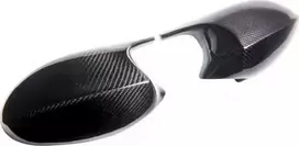 MTuning Carbon Look šoninio veidrodėlio dangtelio komplektas BMW 1 E81 E82 E87 E88 3 E90 E91 E92 E93 Facelift 2010-2012 m.
