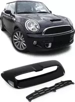 MTuning priekinio gaubto variklio dangčio oro kaušelis blizgus Juodas MINI R56 R57 2006-2014 m.