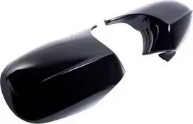 MTuning šoninio veidrodėlio dangtelio komplektas blizgus juodas BMW 1 E81 E82 E87 E88 3 E90 E91 E92 E93 Facelift 2010-2012 m.