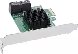 Kontroler InLine® SATA 6Gb/s valdiklis su 4x SATA, PCIe 2.0