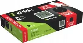 Engo Engo internetas, įleidžiamas ZigBee temperatūros reguliatorius, 230V, juodas 4 vnt., ZigBee interneto vartai EONE230BPROMOPACK+EGATEZB