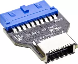 InLine® USB 3.0 pagrindinė plokštė į USB 3.2 Type-E Key-A vidinis adapteris