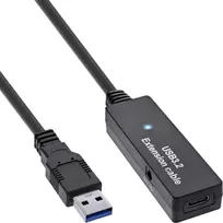 InLine® USB 3.2 Gen.1 aktyvus plėtinys, USB-A kištukas į USB-C lizdą, 5 m