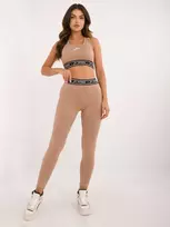 For Fitness Tamprės moterims -FF-LG-509765.88-tamsiai smėlio spalvos