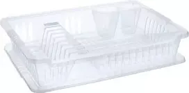 Orion Indų džiovyklė 40x29x8,5 cm, plastikinė su nuimamu padėkliuku