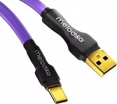 Melodika Melodika MDUAC60 Violetinė USB tipo A-C laidas, įskaitant: DAC / medicinos prietaisams - 6m