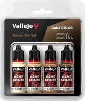 Vallejo: 72.380 – „Game Color“ – įdegusios odos rinkinys 4 x (18 ml)