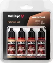 Vallejo: 72.379 – „Game Color“ – blyškios odos rinkinys 4 x (18 ml)