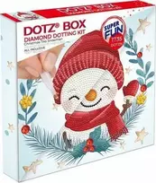 DIAMOND DOTZ DIAMOND DOTZ DOTZ DĖŽĖ KALĖDŲ TRIO sniego senelis