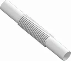 TTPLAST Balta lanksti gofruota jungtis PP ZCLF 16mm TT Plast 10165