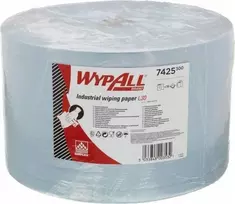 WYPALL Kimberly-Clark WypAll L30 - didelis ritinys valymo šluostės, 3 sluoksniai, mėlynas