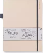 Peter Pauper Press Bookaroo Notebook Journal didelis - kreminis
