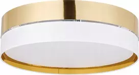 TK Lighting lubinis šviestuvas Tk Lighting Hilton 4772 plafoninis lubų šviestuvas 3x15W E27 balta/auksinė