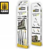 AMMO by MIG Jimenez AMMO MIG teptukų rinkinys dioramų sendinimui, 5 vnt., 7611