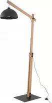 Toršeras TK Lighting Oslo 5582 toršeras 1x15W E27 juoda/medinė