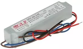 GLP 60W LED maitinimo šaltinis, 24V, 2,5A, IP67