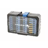 Grąžtų ir sukimo antgalių rinkinys Hogert HT1S801; 35 vnt.