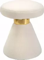 Ferretti pliušinė taburetė, aukštis 51 cm