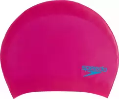 Speedo Vaikiška Silikoninė Kepuraitė Ilga Plaukų Kamuolys JU Rožinė