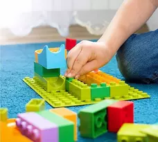Statybinių blokelių rinkinys vaikams, 135 vnt