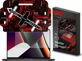GrizzGlass filtras GrizzGlass MatteScreen Lengva matinė folija skirta Apple MacBook Pro 14" 2021