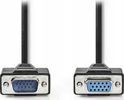 Nedis laidas Nedis CCGL59100BK50 VGA laidas 5 m VGA (D-Sub) Juodas