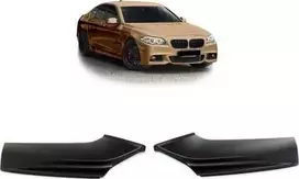 Mtuning priekinio buferio įdėklai matinis juodas BMW 5 F10 F11 2010-2017 našumo stilius
