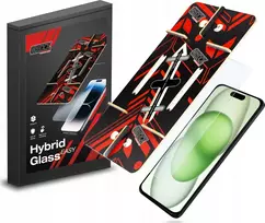 „GrizzGlass HybridGlass Easy“ hibridinis stiklas, skirtas „Apple iPhone 15 Plus“