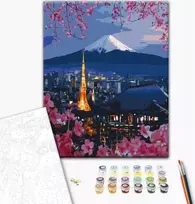 Twoje Hobby Jūsų pomėgis Tapyba pagal numerius BRUSHME, 40x50 cm, kelionės po Japoniją, 1 vnt.