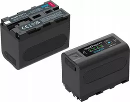 Akumulatorius Astar Bateria Mathorn MB-701 6700mAh 50Wh USB-C LED, skirtas NP-F770